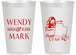 Personalized Wedding 14 oz Frosted Cups - Utah | 193