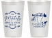 Personalized Wedding 14 oz Frosted Cups - Vermont | 194