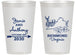 Personalized Wedding 14 oz Frosted Cups - Virginia | 195