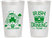 Personalized St Patricks Day 14 oz Frosted Cups - Irish Drinking Team | 200006
