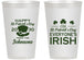 Personalized St Patricks Day 14 oz Frosted Cups - Irish Leprechaun | 200013