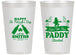 Personalized St Patricks Day 14 oz Frosted Cups - Lets Get The Paddy Started | 200014