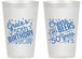 Personalized Birthday 14 oz Frosted Cups - Cheers Beers To 50 Years | 20003