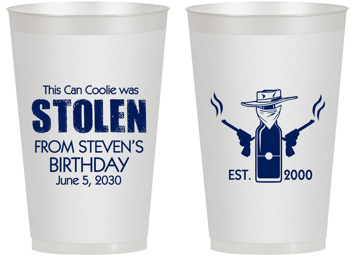 Personalized Birthday 14 oz Frosted Cups - 30th | 20007
