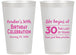 Personalized Birthday 14 oz Frosted Cups - 30th The Last 29 Years | 20019