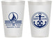Personalized Birthday 14 oz Frosted Cups - 55th Nautical | 20025