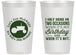 Personalized Birthday 14 oz Frosted Cups - 30th Lets Get Plowed | 20039