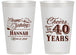 Personalized Birthday 14 oz Frosted Cups - 40th | 20042
