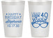 Personalized Birthday 14 oz Frosted Cups - 40th | 20048