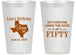 Personalized Birthday 14 oz Frosted Cups - 50th | 20051