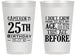 Personalized Birthday 14 oz Frosted Cups - 25th | 20054