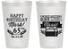 Personalized Birthday 14 oz Frosted Cups - 65th Classic Radio | 20056