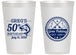 Personalized Birthday 14 oz Frosted Cups - 50th Nautical | 20065