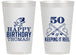 Personalized Birthday 14 oz Frosted Cups - 50th Keeping It Reel | 20066