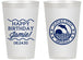 Personalized Birthday 14 oz Frosted Cups - 25th Dolphins | 20077