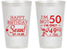 Personalized Birthday 14 oz Frosted Cups - 50th | 20080