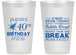 Personalized Birthday 14 oz Frosted Cups - 40th | 20088