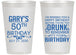 Personalized Birthday 14 oz Frosted Cups - 50th | 20095