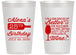 Personalized Birthday 14 oz Frosted Cups - 25th Wine | 20099