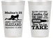 Personalized Birthday 14 oz Frosted Cups - 25th Strip Club | 20102