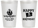 Personalized Birthday 14 oz Frosted Cups - 60th Pirate | 20106