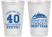 Personalized Birthday 14 oz Frosted Cups - 40th Over The Hill | 20123
