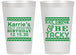 Personalized Birthday 14 oz Frosted Cups - Christmas Eat Drink Tacky | 20137