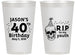Personalized Birthday 14 oz Frosted Cups - 40th Rip Youth | 20141