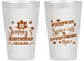 Personalized Birthday 14 oz Frosted Cups - 25th Thanksgiving | 20144