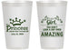 Personalized Birthday 14 oz Frosted Cups - 40th Princess | 20152