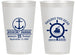 Personalized Birthday 14 oz Frosted Cups - 25th Nautical | 20168
