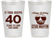 Personalized Birthday 14 oz Frosted Cups - 40th Stud Muffin | 20183