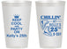 Personalized Birthday 14 oz Frosted Cups - 25th Ice Scating | 20185