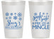 Personalized Birthday 14 oz Frosted Cups - 30th Christmas | 20188
