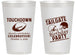 Personalized Birthday 14 oz Frosted Cups - 30th Football | 20189