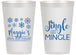 Personalized Birthday 14 oz Frosted Cups - 25th Christmas | 20197