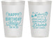 Personalized Birthday 14 oz Frosted Cups - Sun Sand Drink Hand | 20202