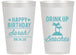Personalized Birthday 14 oz Frosted Cups - Drink Up Beaches | 20209