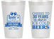 Personalized Birthday 14 oz Frosted Cups - 30th | 20218
