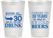 Personalized Birthday 14 oz Frosted Cups - Cheers To 30 Years | 20219