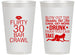 Personalized Birthday 14 oz Frosted Cups - 30th Bar Crawl | 20233