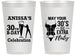 Personalized Birthday 14 oz Frosted Cups - 30th Flirty At Thirty | 20236