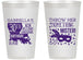 Personalized Birthday 14 oz Frosted Cups - 30th Mardi Gras | 20246