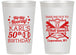 Personalized Birthday 14 oz Frosted Cups - 50th Baseball | 20252