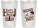 Personalized Birthday 14 oz Frosted Cups - Football | 20256