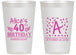 Personalized Birthday 14 oz Frosted Cups - 40th | 20258