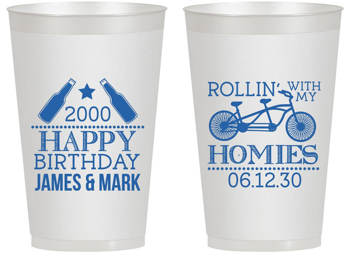 Personalized Birthday 14 oz Frosted Cups - 30th | 20259