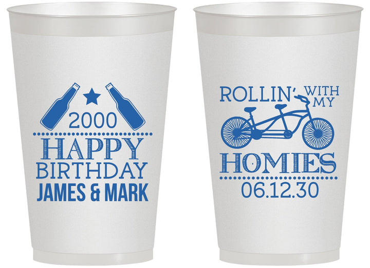 Personalized Birthday 14 oz Frosted Cups - 30th | 20259