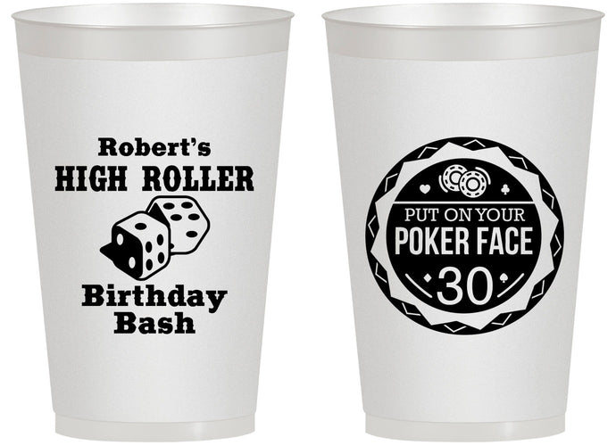 Personalized Birthday 14 oz Frosted Cups - 30th Las Vegas | 20262