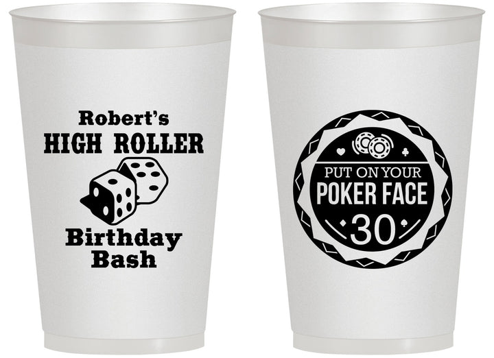 Personalized Birthday 14 oz Frosted Cups - 30th Las Vegas | 20262